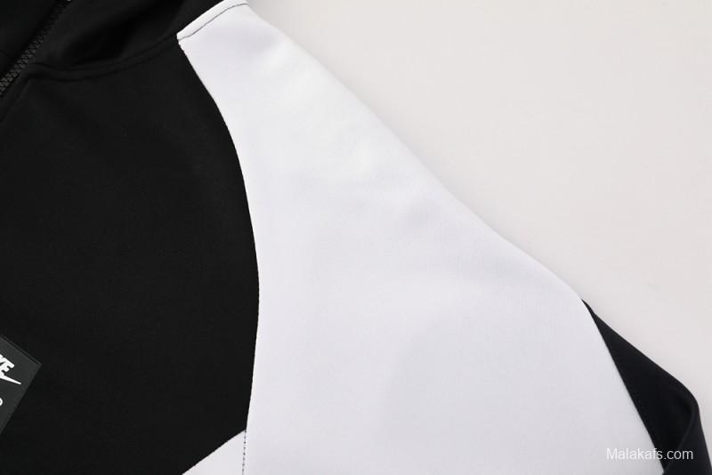 2025 NIKE Black/White Full Zipper Jacket +Long Pants