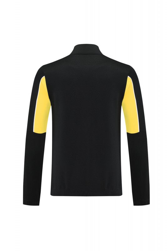 25/26 Borussia Dortmund Black/Yellow Full Zipper Jacket +Long Pants