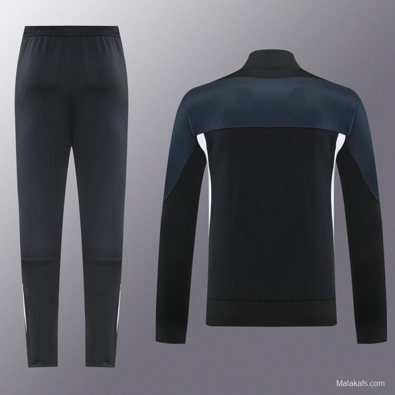 2025 NIKE Black/White Full Zipper Jacket +Long Pants