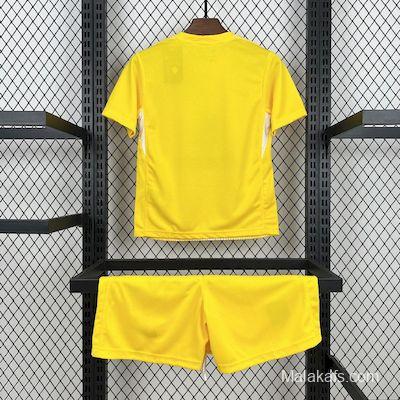 2025/26 Kids Atletico Madrid Yellow Goalkeeper Jersey