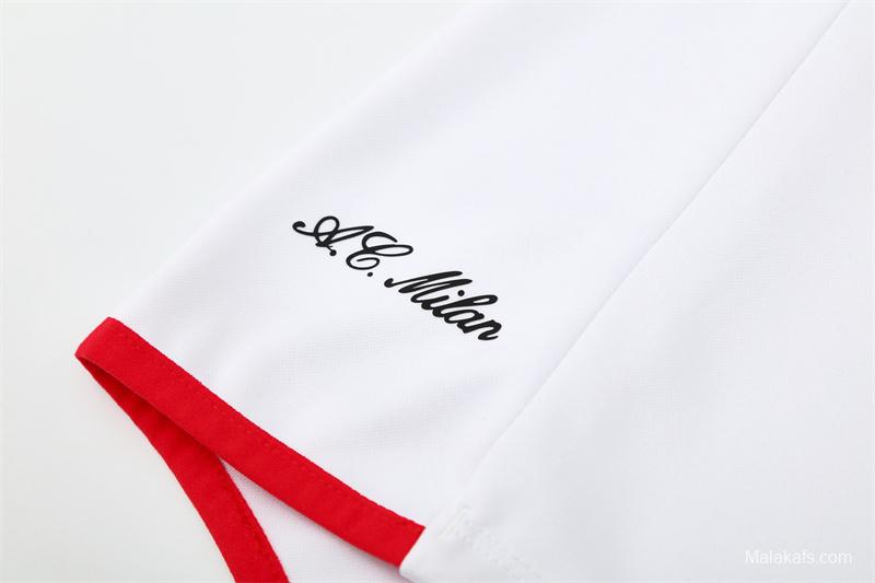 Retro 05/06 AC Milan White Half Zipper Jacket