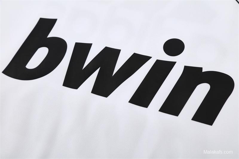 Retro 12/13 Real Madrid White/Blue Half Zipper Jacket