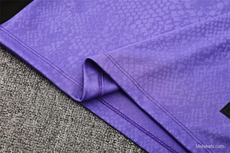 25/26 Barcelona Purple Joint Edition Half Zipper Jacket+Long Pants