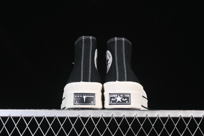 Rick Owens Drkshdw Converse Chuck 70 High Top Platform Casual Canvas Shoes - A06754C