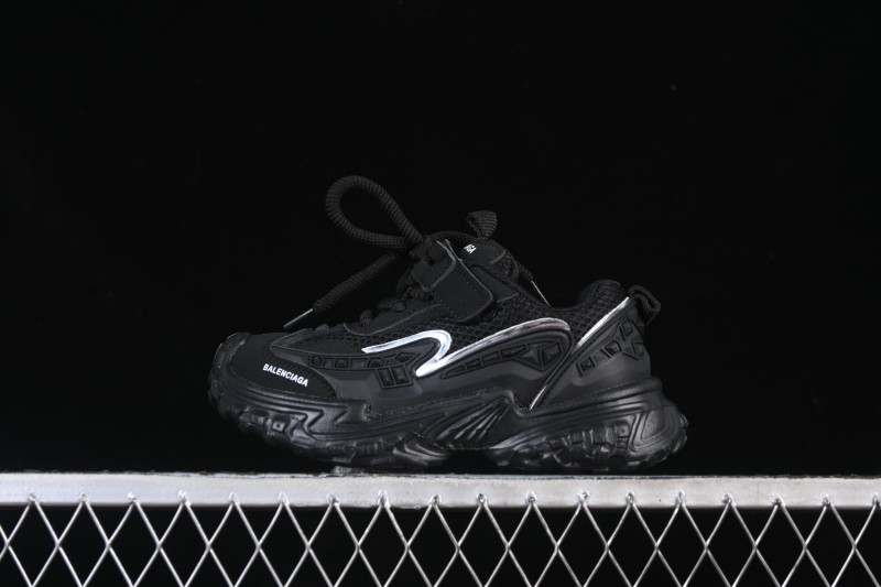 Balenciaga Non-Slip Wear-Resistant Casual Kids Shoes Black