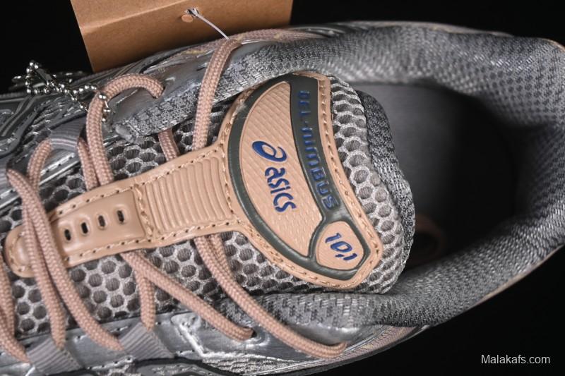 Asics Gel-Nimbus 10.1 Retro Breathable Cushioned Men's Running Shoes - 1203A543-250