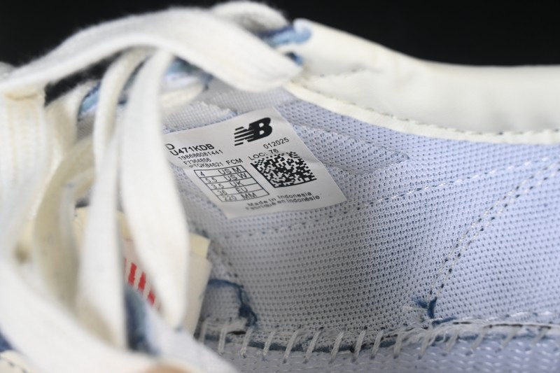 New Balance 471 Series Fabric and Leather Casual Lifestyle Shoes - U471KDB