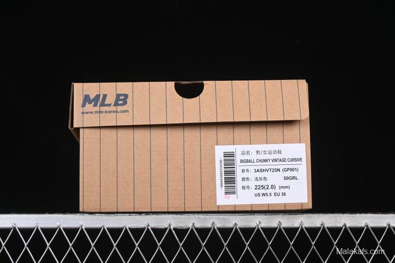 Adidas NY MLB Bigball Chunky Vintage Cursive Height-Increasing Platform Sneakers - 3ASHVT25N50GRL