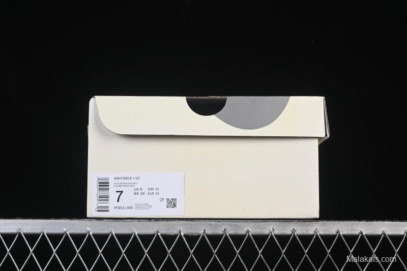 Nike Air Force 1'07 Low Casual Sneakers in White Black Gray - YF9511-805