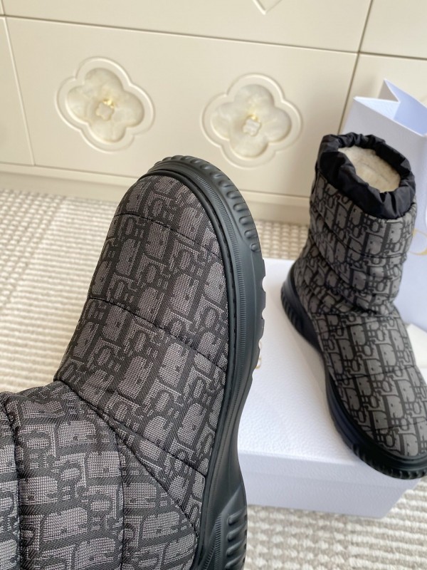 Dior Frost Ankle Boots Wool Platform Snow Boots - KFY00300
