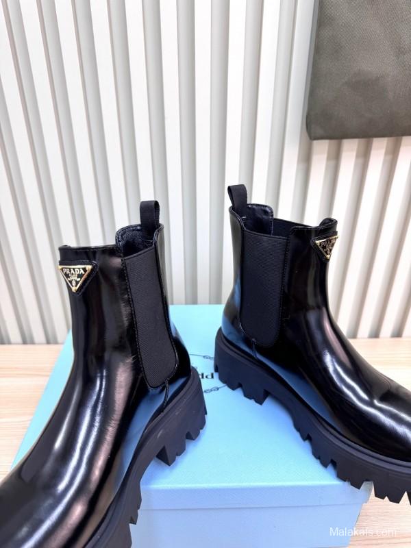 Prada Spring/Summer 2025 Platform Ankle Boots - LY0340