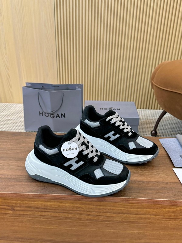 Hogan H-STRIPES Series Couple Thick Sole Dad Shoes Casual Sneakers - LY00370/LY00380