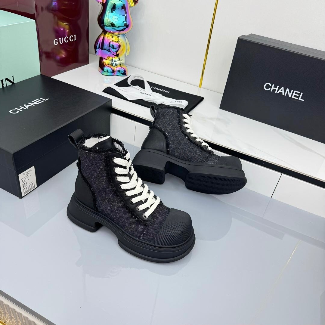 Chanel 2025/SS Short Boots Essential Autumn Winter Fashion Item - LY00380