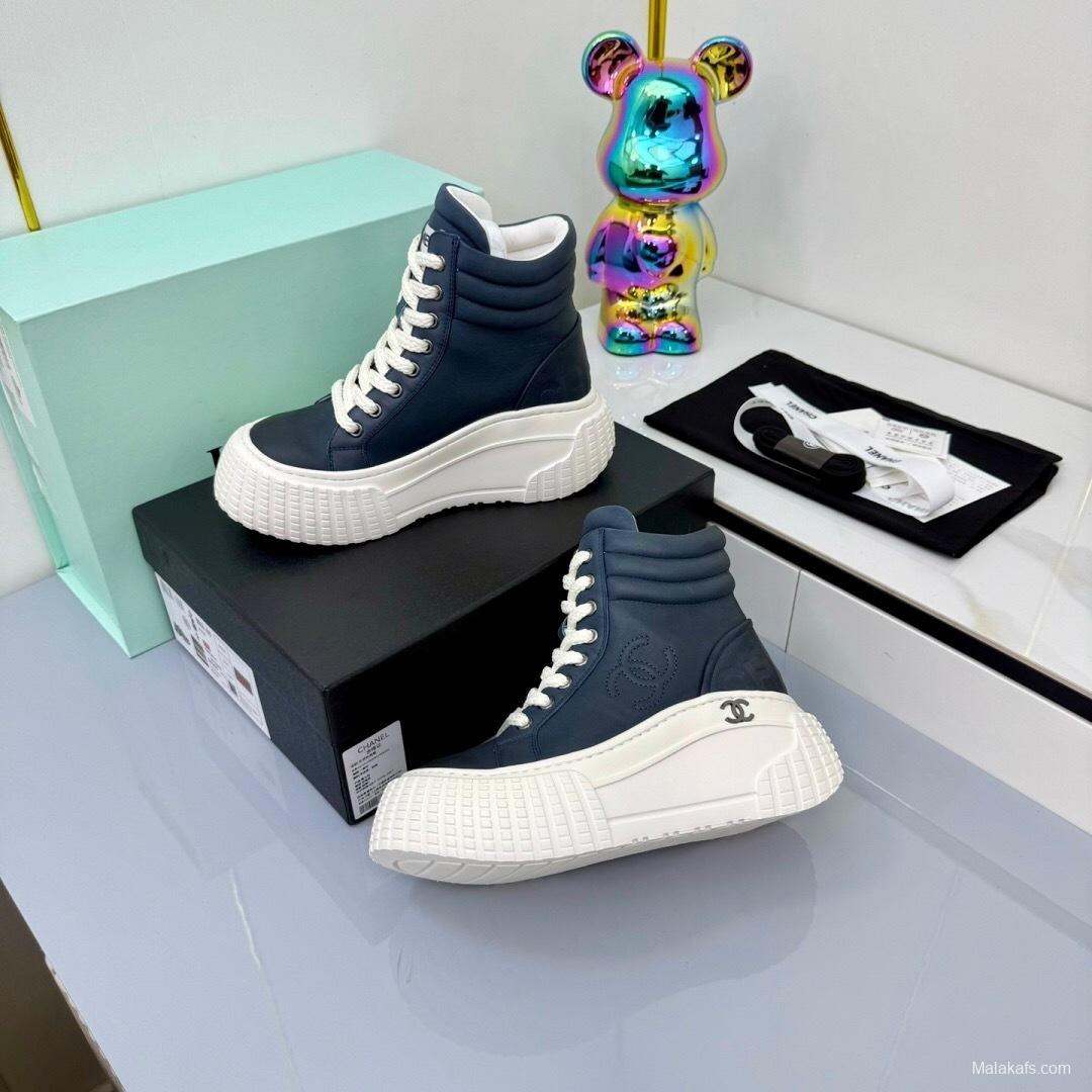 Chanel 2025 SS Short Boots Essential Fall Winter Heavy Duty Style - LY00400