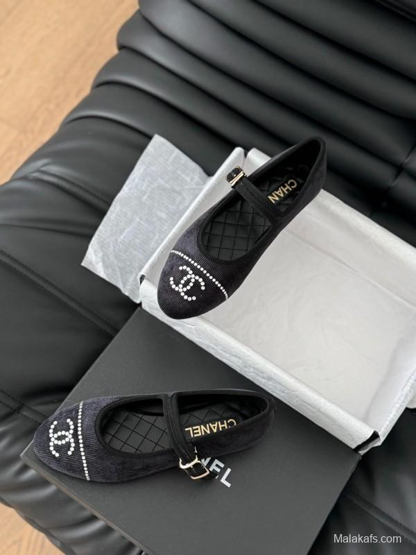 Chanel 2025 SS Runway Mary Jane Flats - LY00300