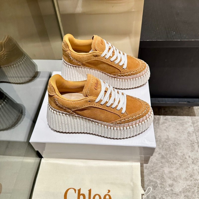 Chloe 2025/SS Hand-Stitched Casual Shoes - LY00350