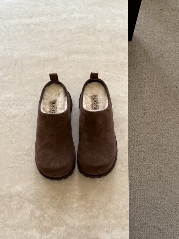 Ugg 2025/SS Potato Wool Slippers with Inner Height Increase - KFY00240