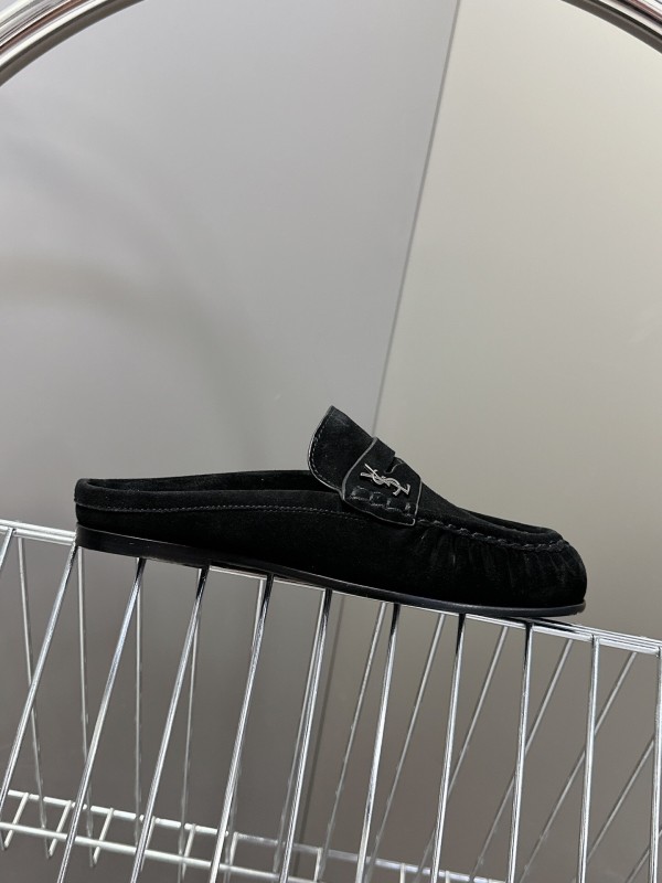 Saint Laurent Classic Loafer Mule Flats - KFY00320
