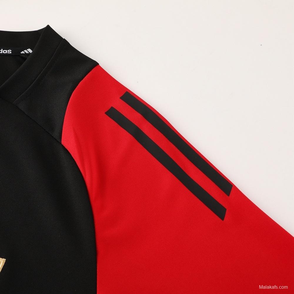 2025 Belgium Black Short Sleeve+Soccer Shorts