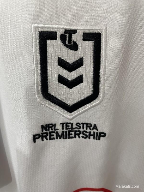 25/26 South Sydney Rabbitohs White with Red and Green Chevron Jersey