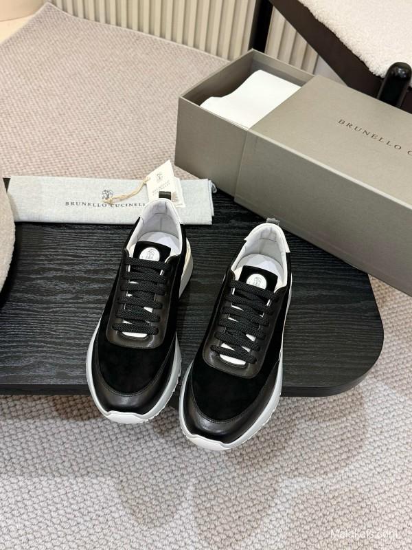 Brunello Cucinelli Casual Sneakers with Seasonal Colors and Leather Lining - KFY00320