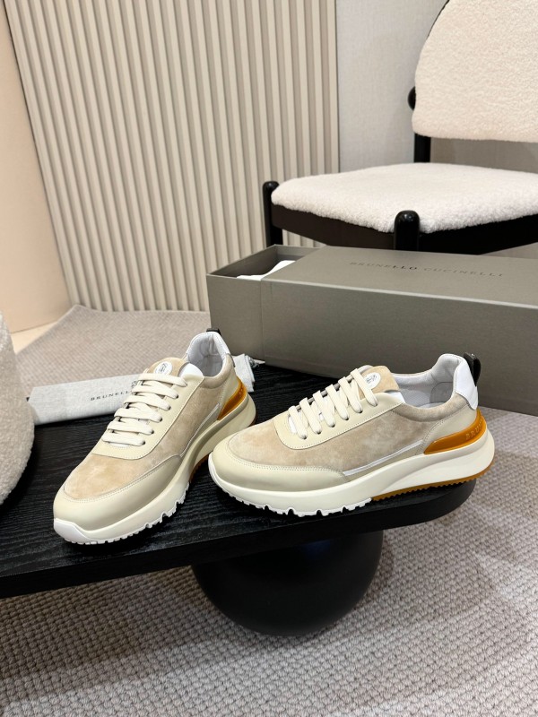 Brunello Cucinelli Casual Sneakers with Seasonal Colors and Leather Lining - KFY00320
