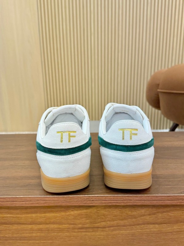TOM FORD 2025 SS Casual Shoes with Classic Color Blocking and Imported Leather Insole - AS00350