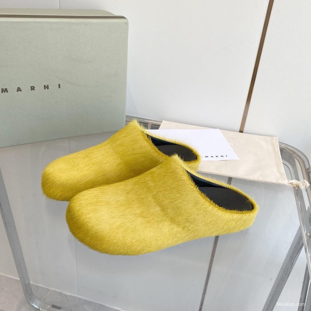 Marni 2025/SS Pony Hair Loafers - LY00