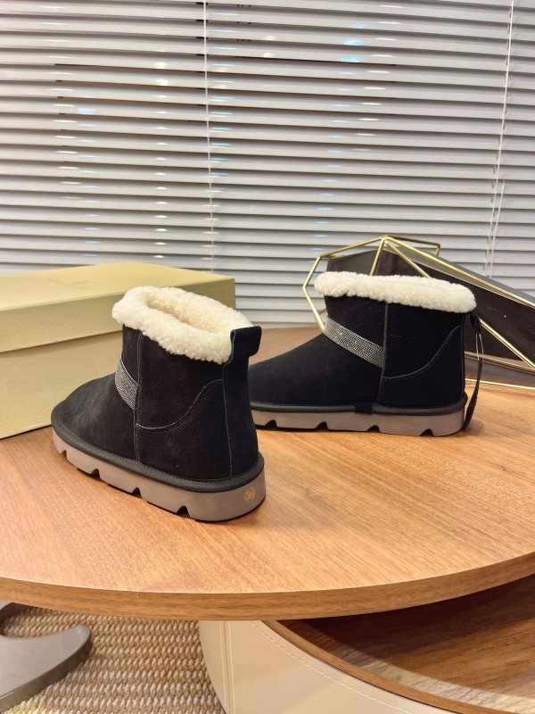 Brunello Cucinelli Winter New Snow Boots Sheepskin Buns Boots - AS00350