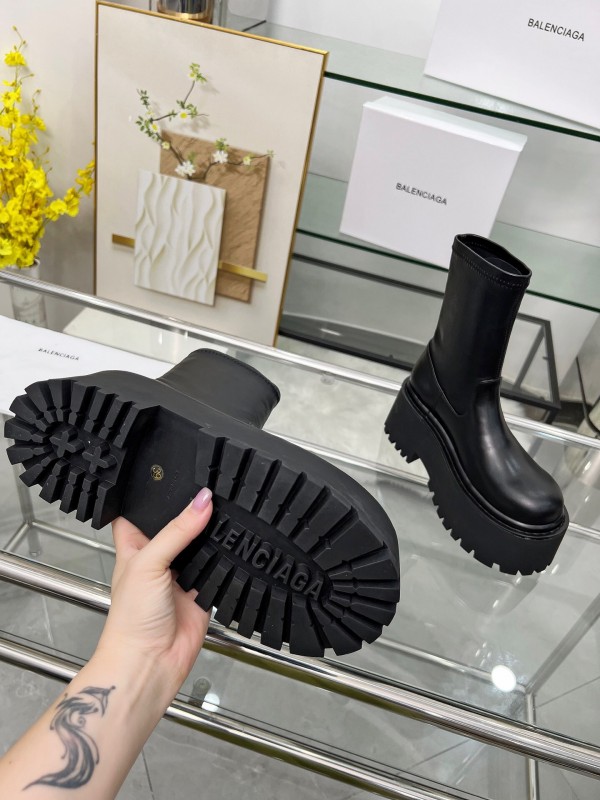 Balenciaga 2025/SS Autumn Winter Platform Ankle Boots Heavy Craftsmanship - LY00350