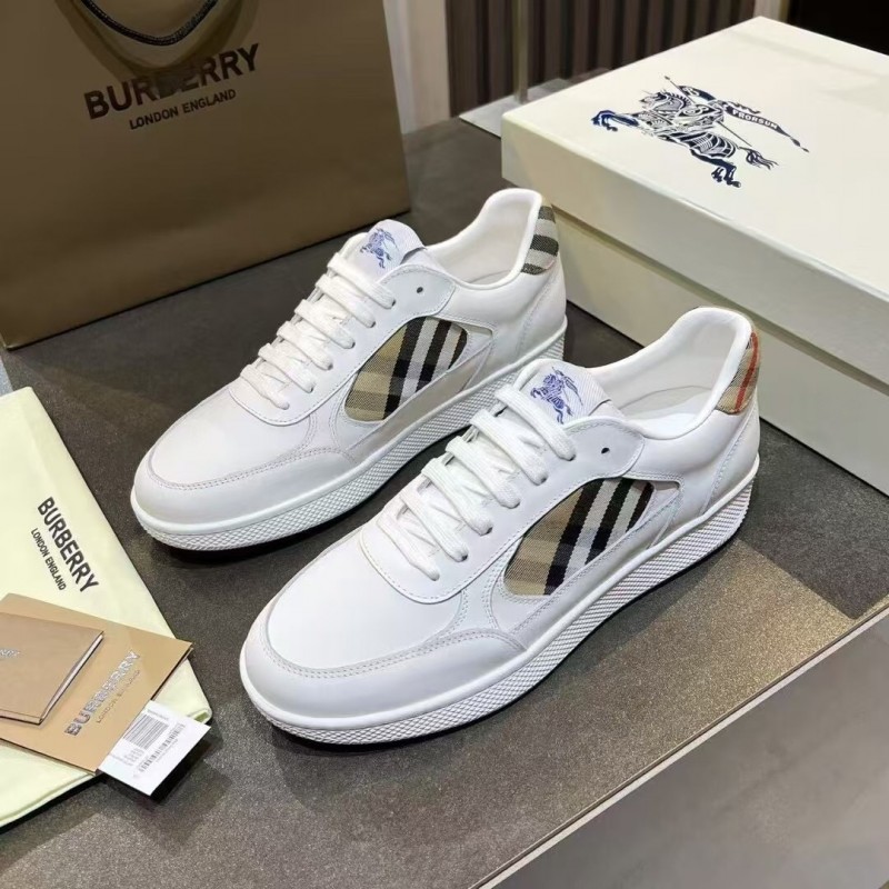 Burberry 2025/SS Italian-Made Sneakers with Equestrian Knight Label - KFY00300