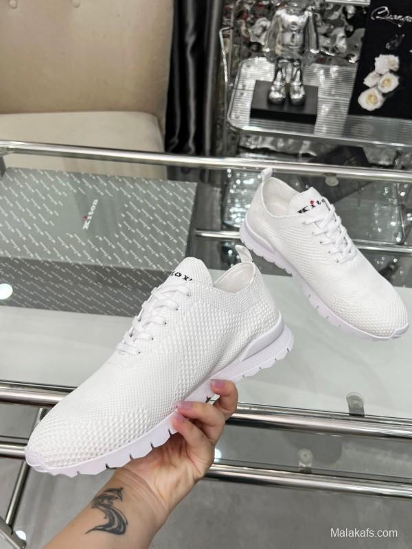 Kiton Four Seasons Classic Casual Knit Shoes - KFY00300