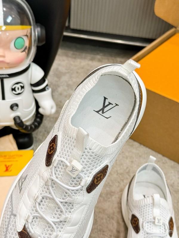 Louis Vuitton Olympia Series Knit Technology Unisex Casual Running Shoes - AS00291