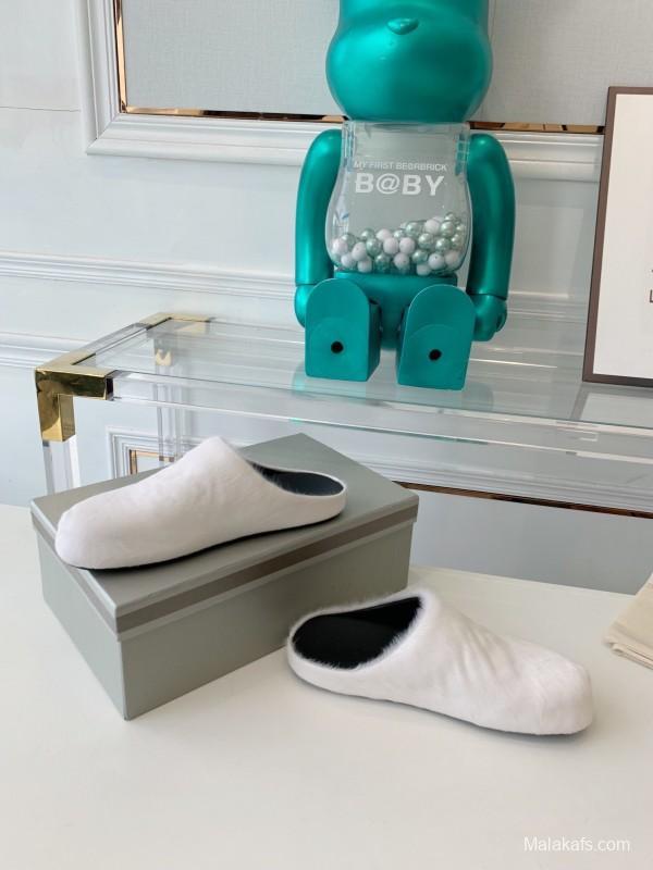 Marni 2025/SS Mule Shoes with Horsehair Design - LY00