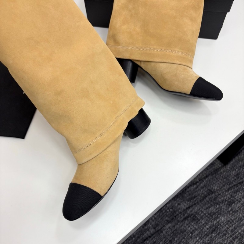 Chanel 2025/SS Small Fragrance Ankle Boots Essential Fall Winter Item - LY00480