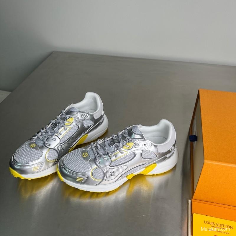 L v Olympia Round Toe Lace-Up Low Top Casual Lifestyle Shoes - YC