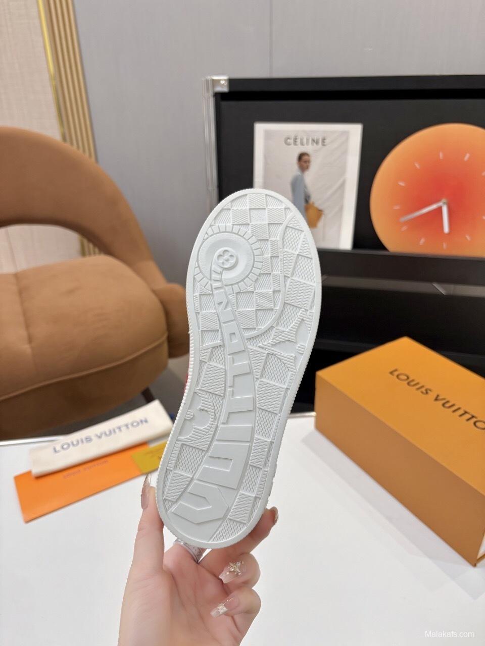 Louis Vuitton Lagoon Series Denim Sneakers with Buckle - AS00300