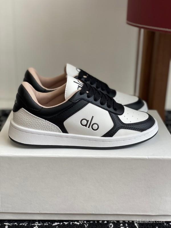 Alo 2025 SS Two-Tone White Sneakers Chunky Sole Comfort Casual - KFY00280