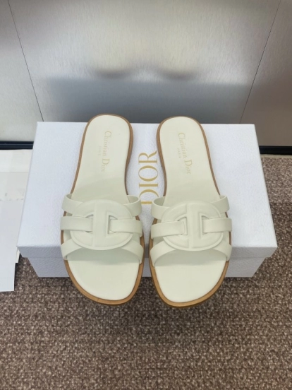 Dior D-Club Jelly Color Hollow Layered Cross Strap Women's Sandals - KFY00280