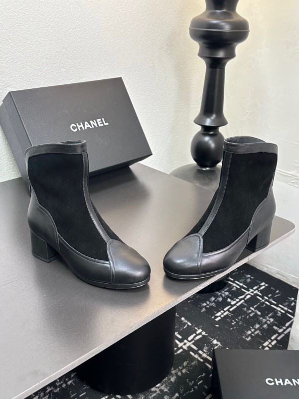 Chanel 2025 SS Short Boots Essential Fall Winter Fashion Item - LY00390