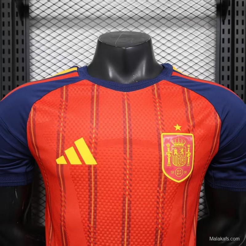 Player Version 2026 Spain Home Jersey