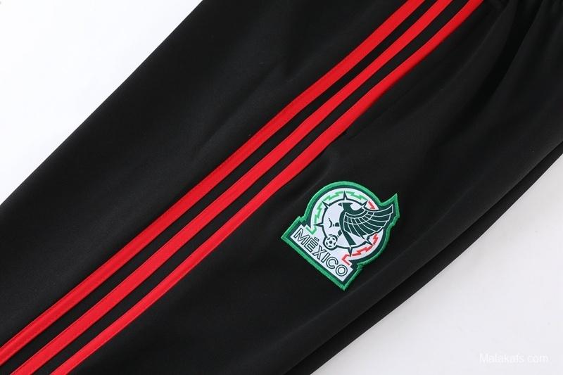 2025 Mexico Green Full Zipper Jacket+Long Pants