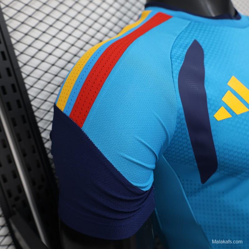 2026 Player Version  Spain  Sky Blue Training Jersey