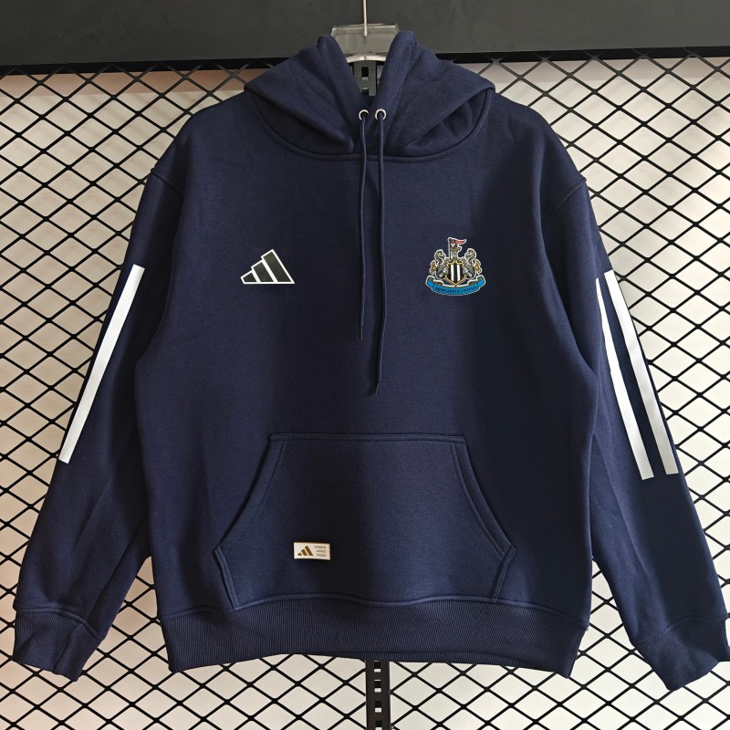 25/26 Newcastle United Embroidered Logo Hoodie 9 Colors