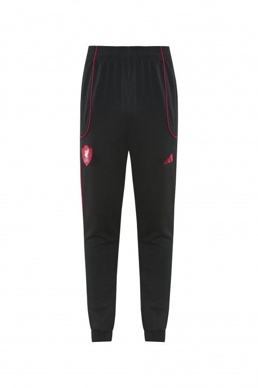 26/27 Liverpool  Black Full Zipper Hooded Jacket Tracksuit + Long Pants