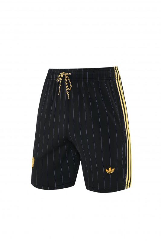 26/27  Manchester United Black Short Sleeve+Soccer Shorts