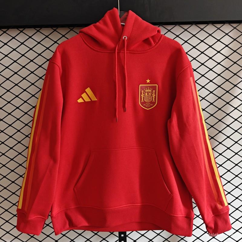 Player Version 2026  Spain Home   Fleece Hoodie 9 Colors