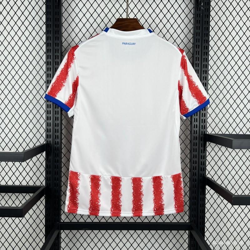 2026 Mens Paraguay World Cup Home Jersey