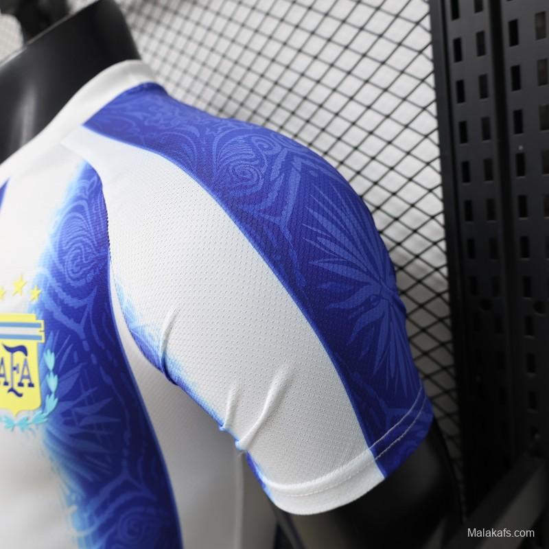 Player Version 2026 Argentina Blue & White Stripe Home Jersey