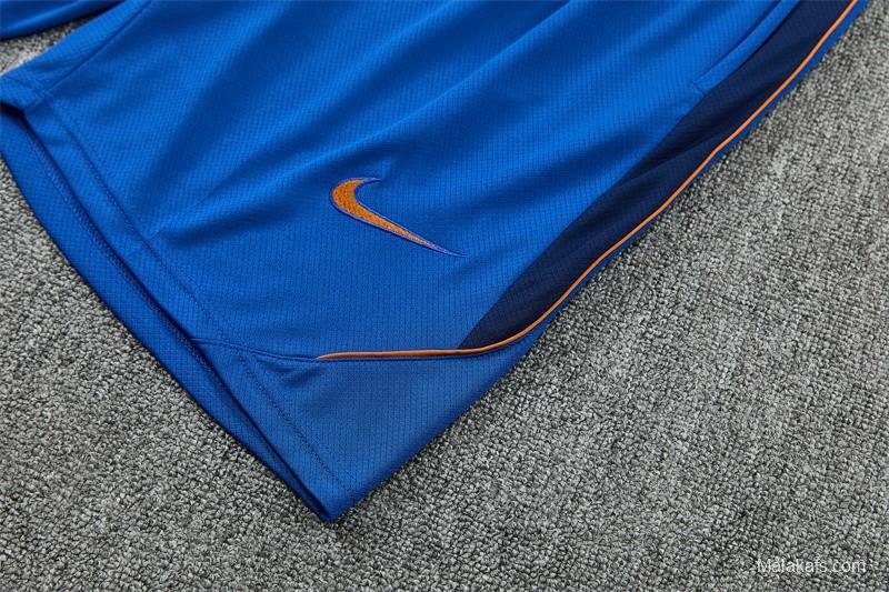 2026 France Blue & Orange Short Sleeve+Soccer Shorts